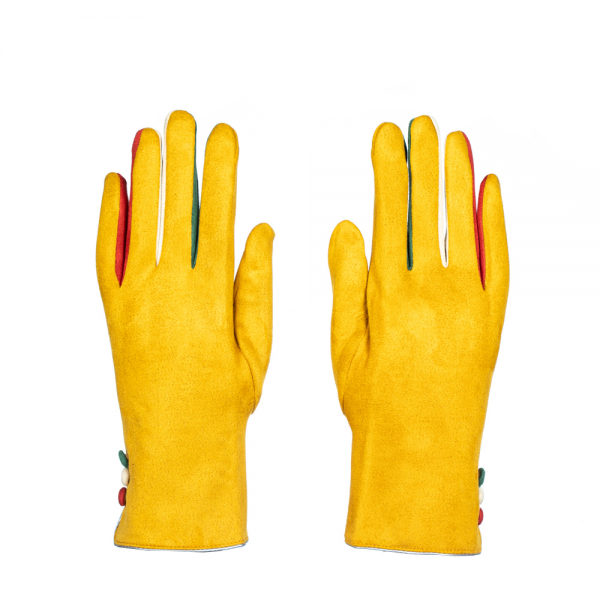 Γυναικεία γάντια Baneca κίτρινο, 3 - Kalapod.gr